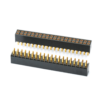 2.0mm 双排 180度 排母